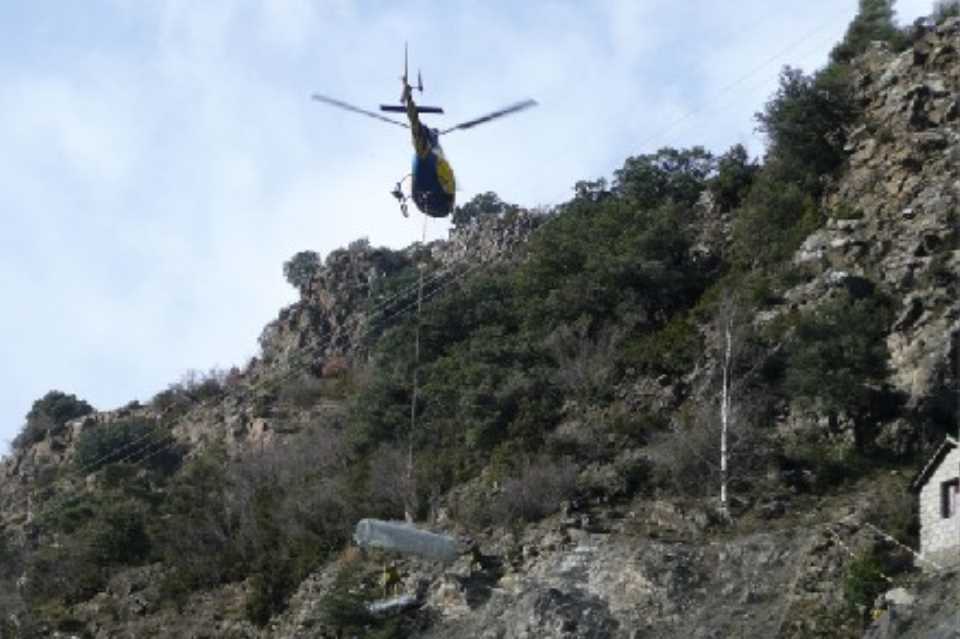 Estabilització vessant canonada Feda