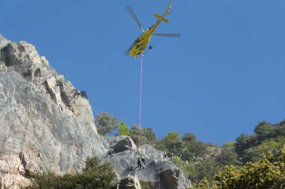 Estabilització del vessant del Roc dels Corbs