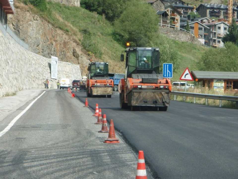Pavimentació de les carreteres d'Andorra