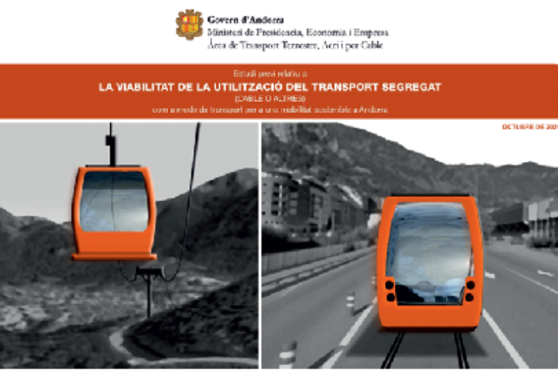 Viabilitat d'un transport segregat a Andorra